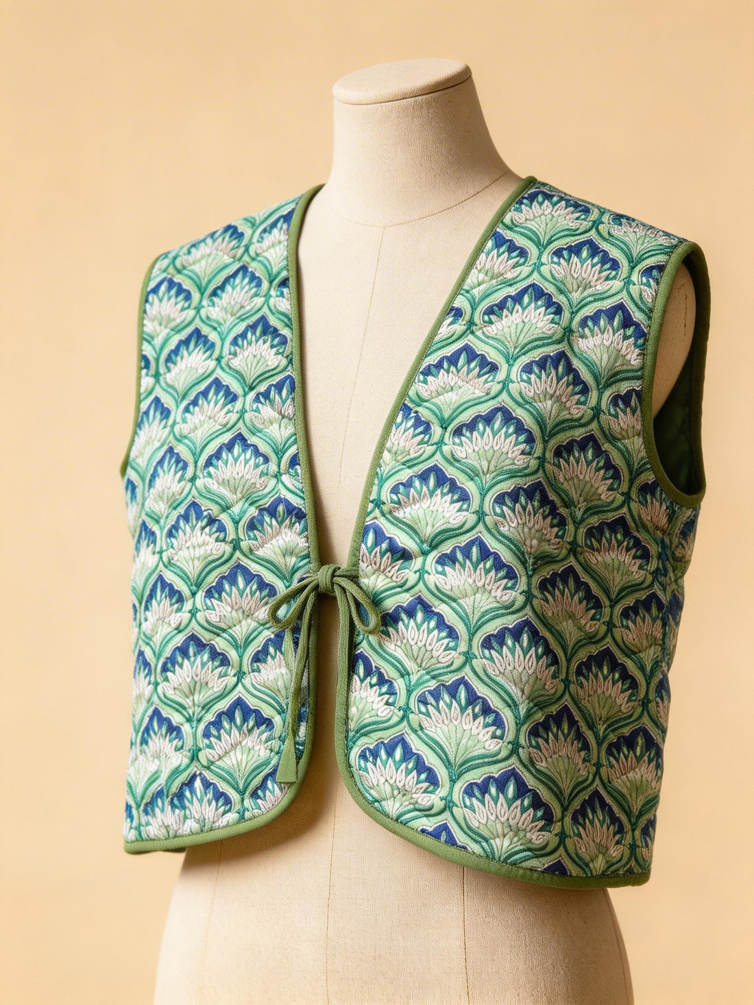 The Lotus Pond Quilted Vest