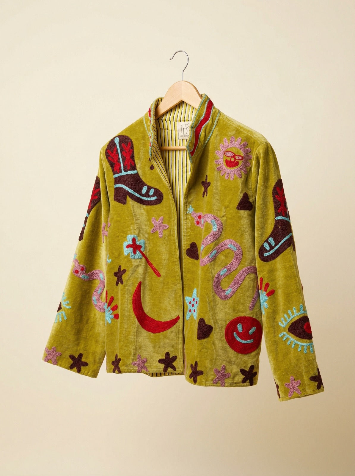 Wandering Moon Sujani Jacket - Olive