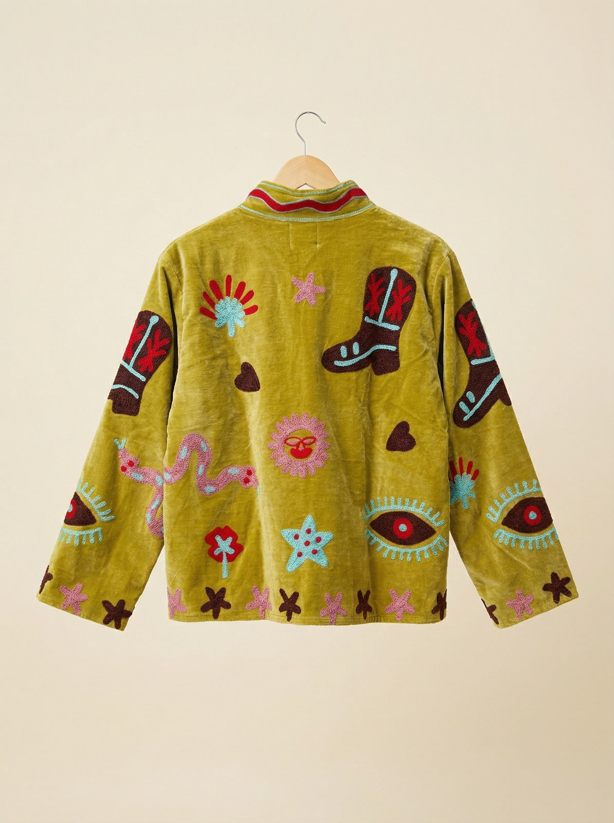 Wandering Moon Sujani Jacket - Olive