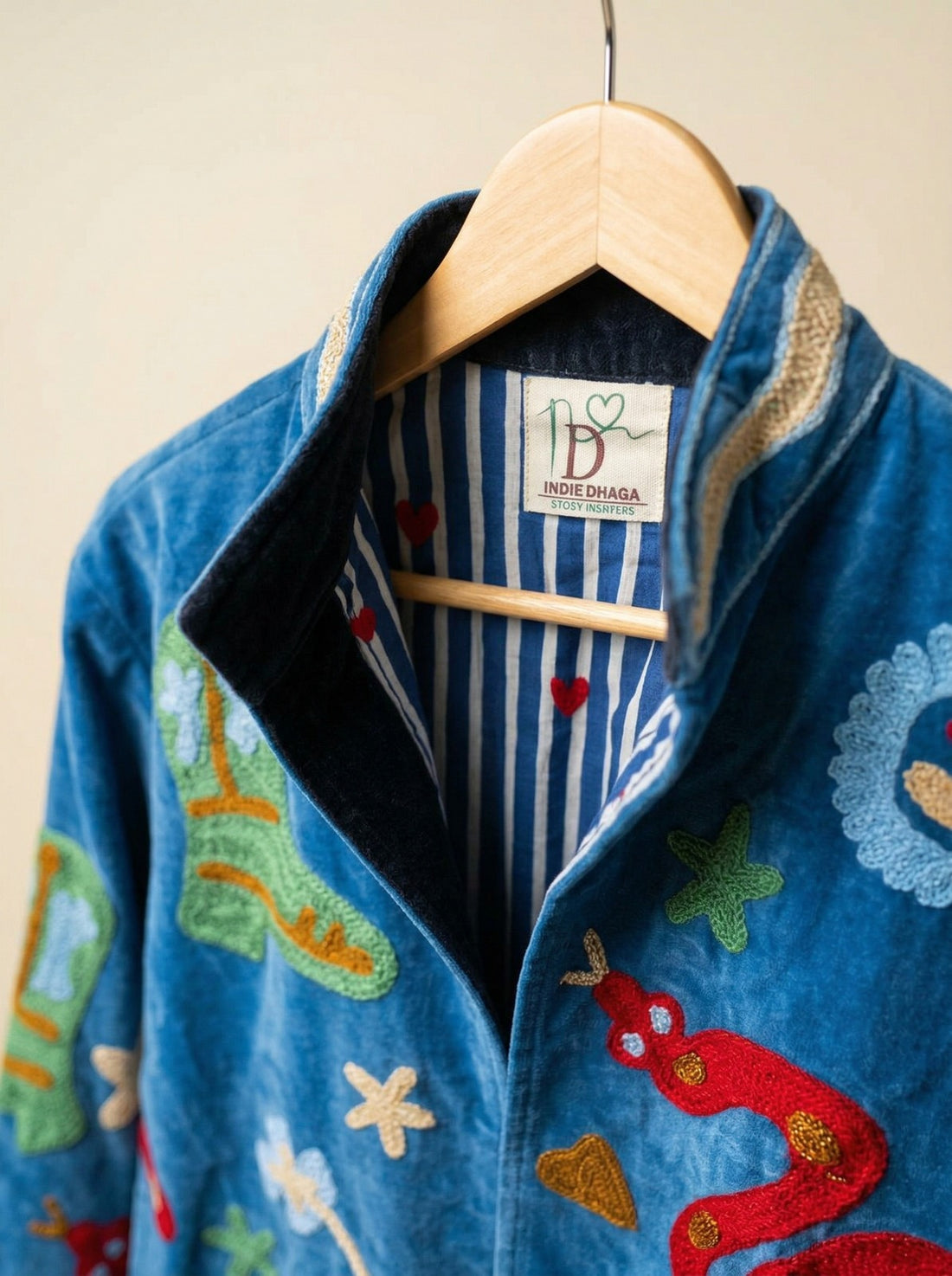 Wandering Moon Sujani Jacket - Blue