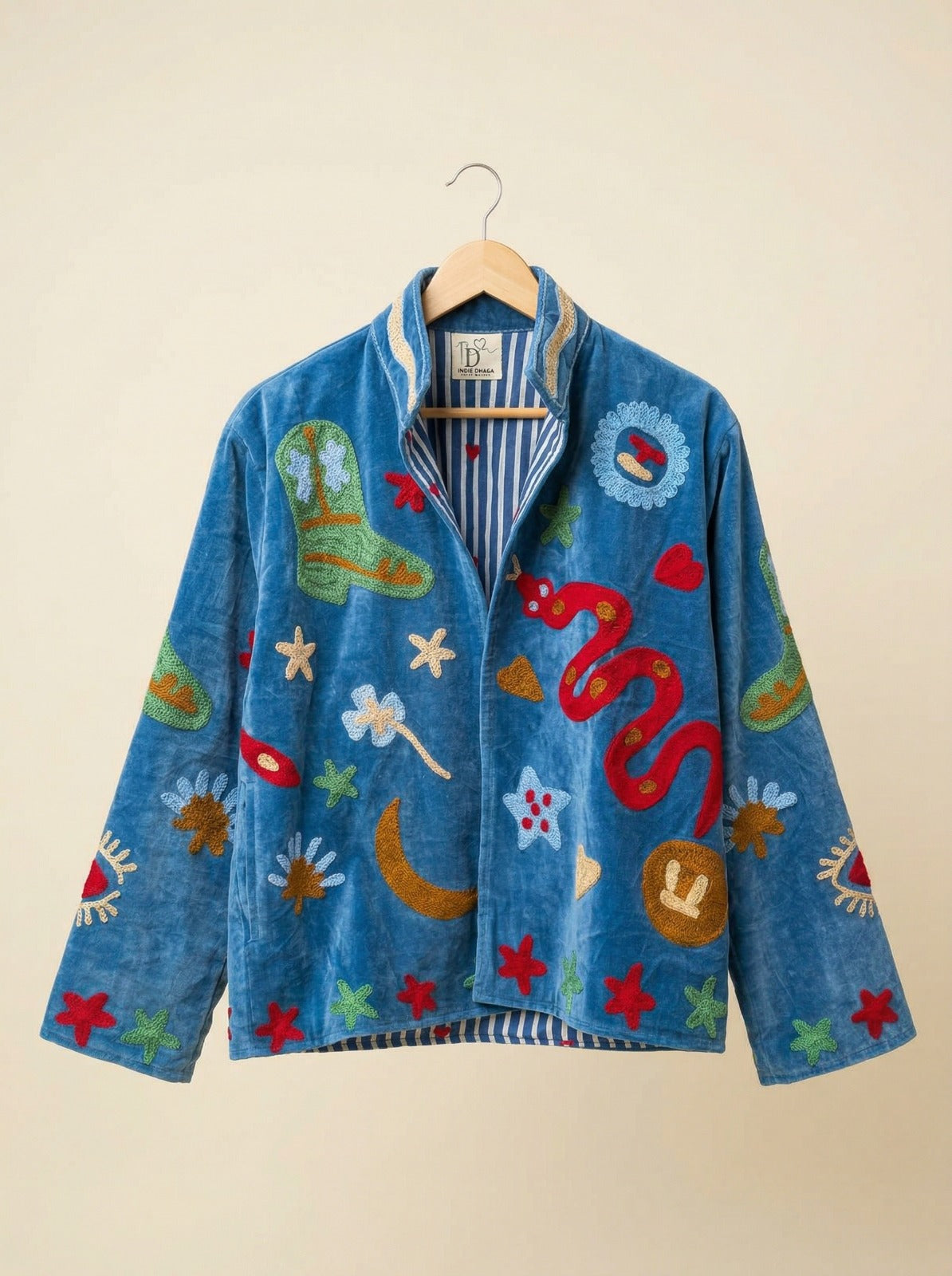 Wandering Moon Sujani Jacket - Blue