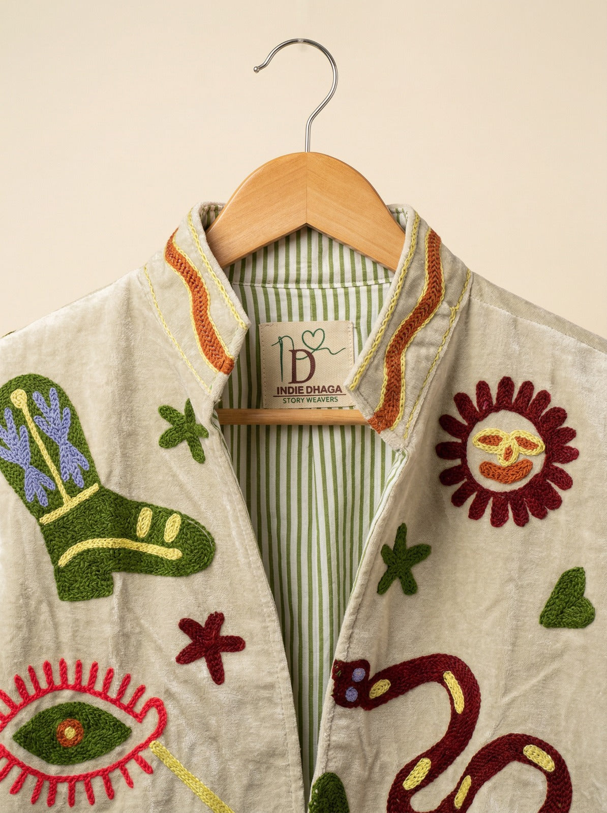 Wandering Moon Sujani Jacket - Pistachio