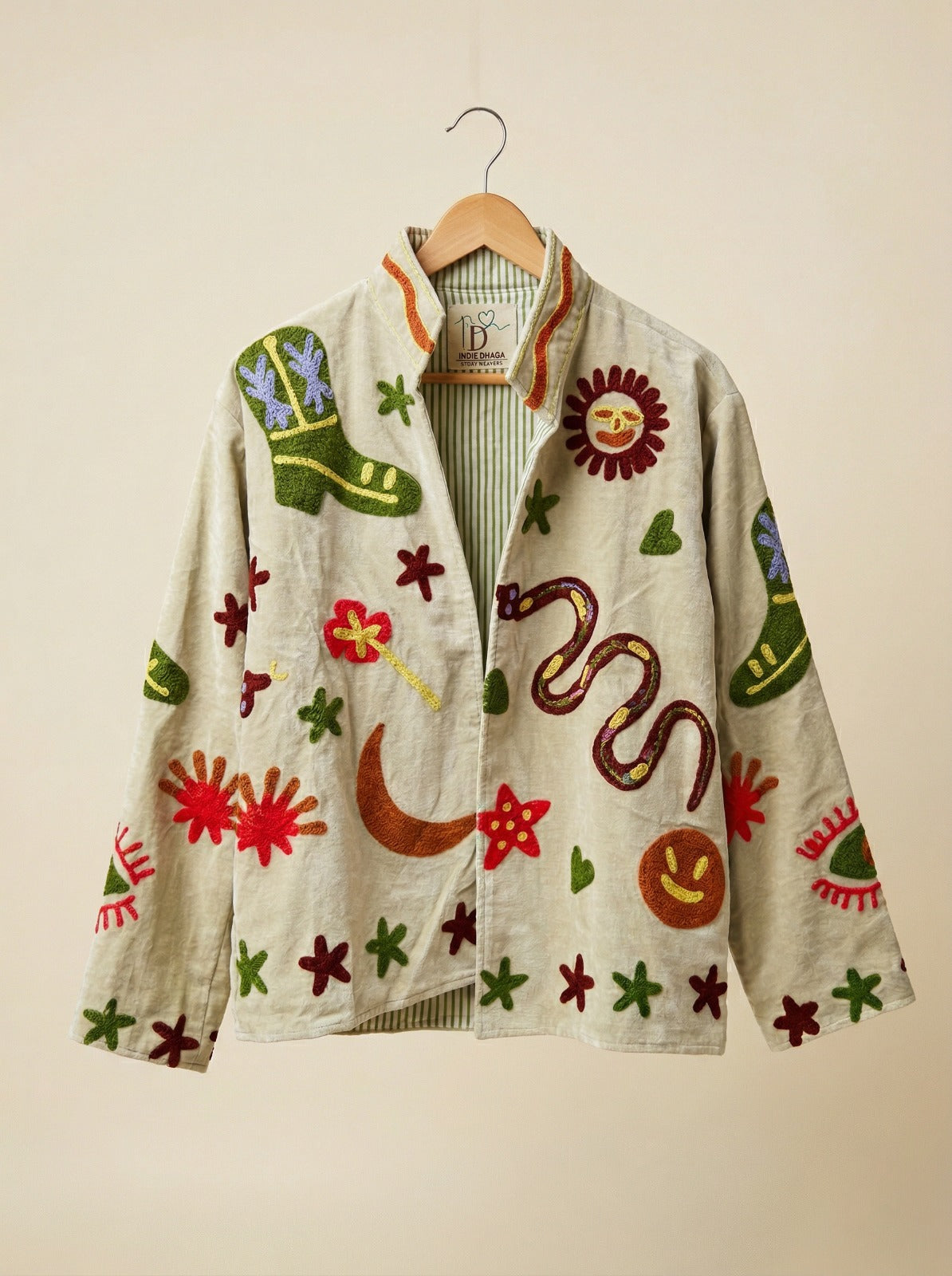 Wandering Moon Sujani Jacket - Pistachio