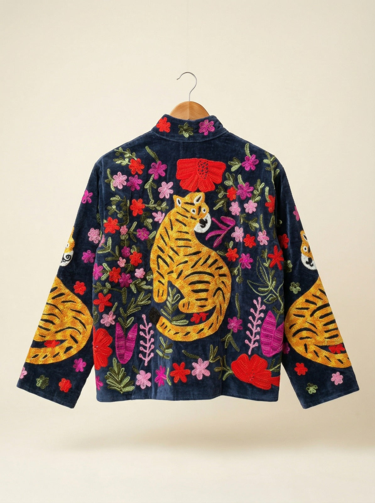 Blooming Tiger Sujani Jacket - Navy Blue