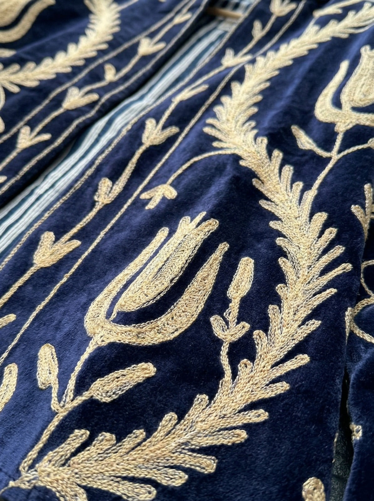 Navy Bloom Sujani Jacket