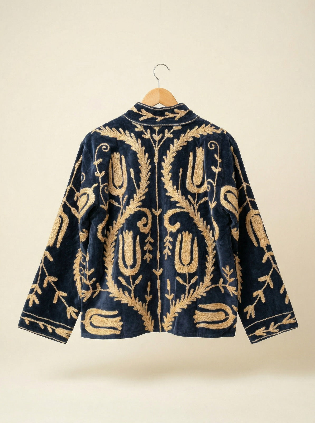 Navy Bloom Sujani Jacket