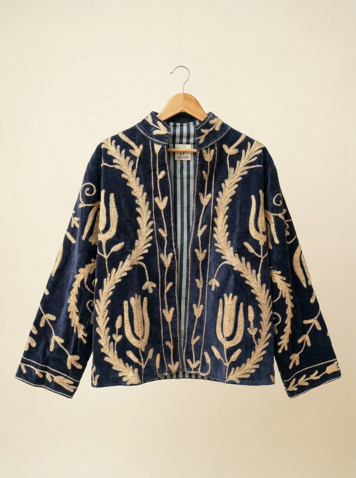 Navy Bloom Sujani Jacket
