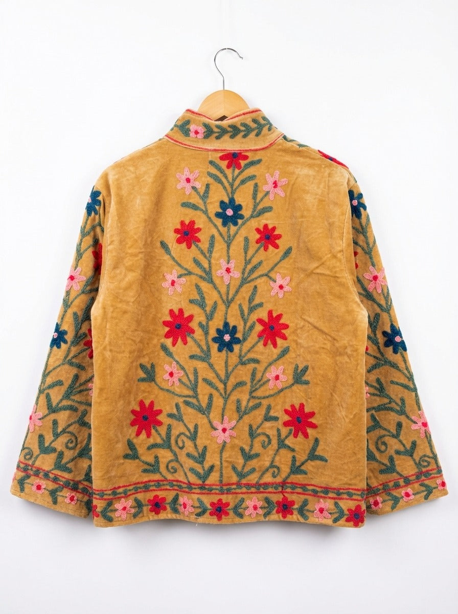 Golden Bloom Sujani Jacket