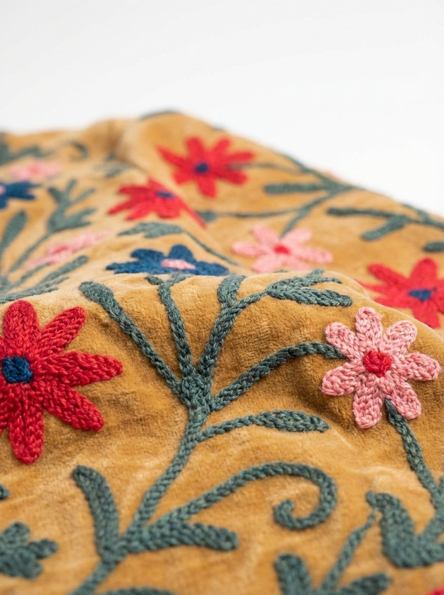 Golden Bloom Sujani Jacket