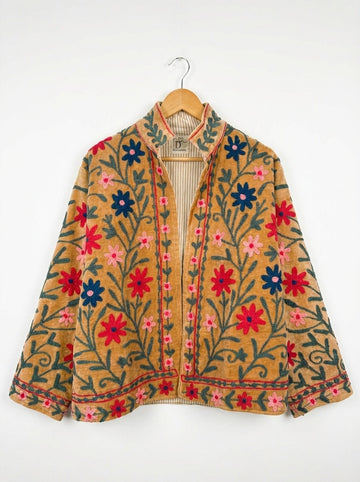 Golden Bloom Sujani Jacket