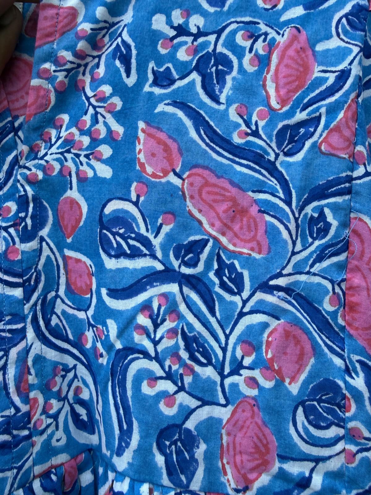 Indigo Rose Midi Dress