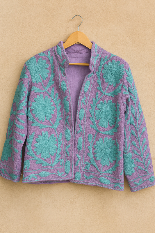 Lavender Bloom Sujani Jacket 💜