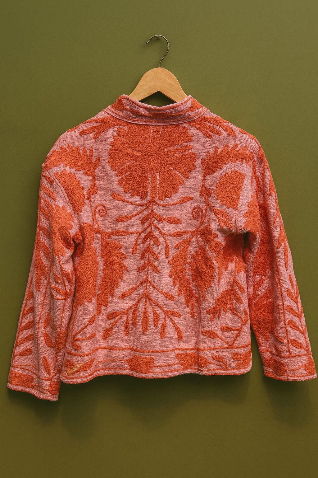 Terracotta Bloom Sujani Jacket